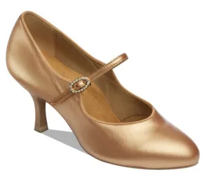 Supadance, 1012, Flesh Satin, 2.5” Contour Heel
