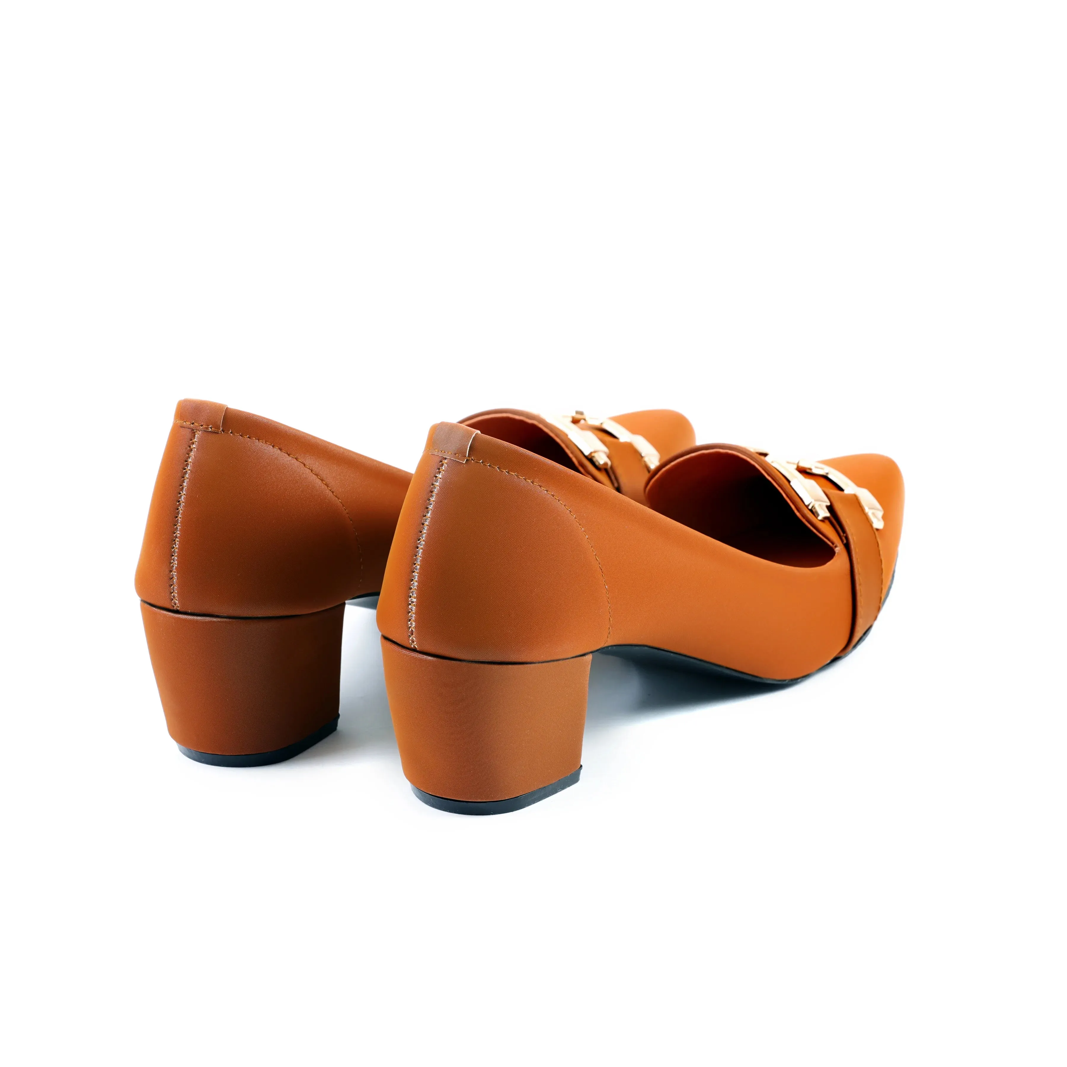 Swank Brown women court shoes
