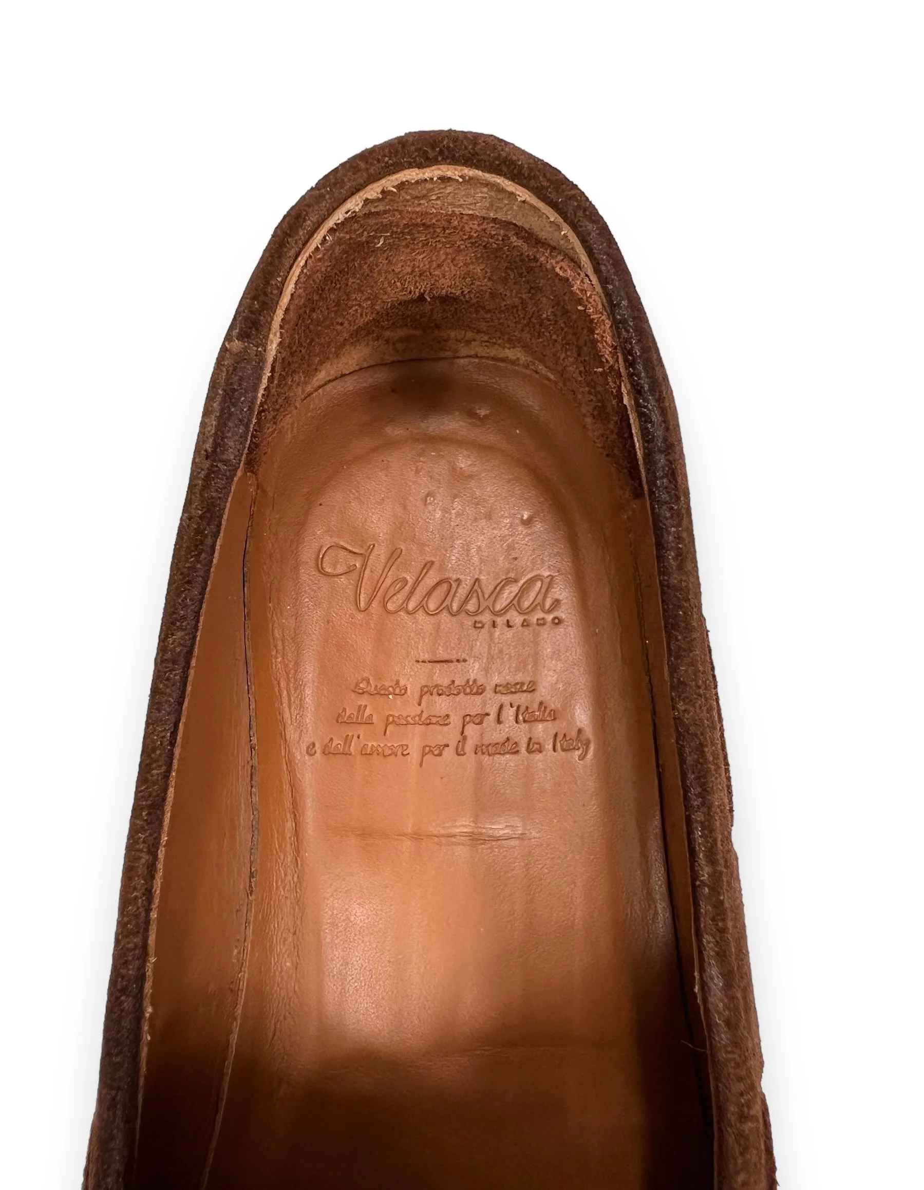 Velasca - Brown Suede Tassel Loafer UK 6 / EU 40