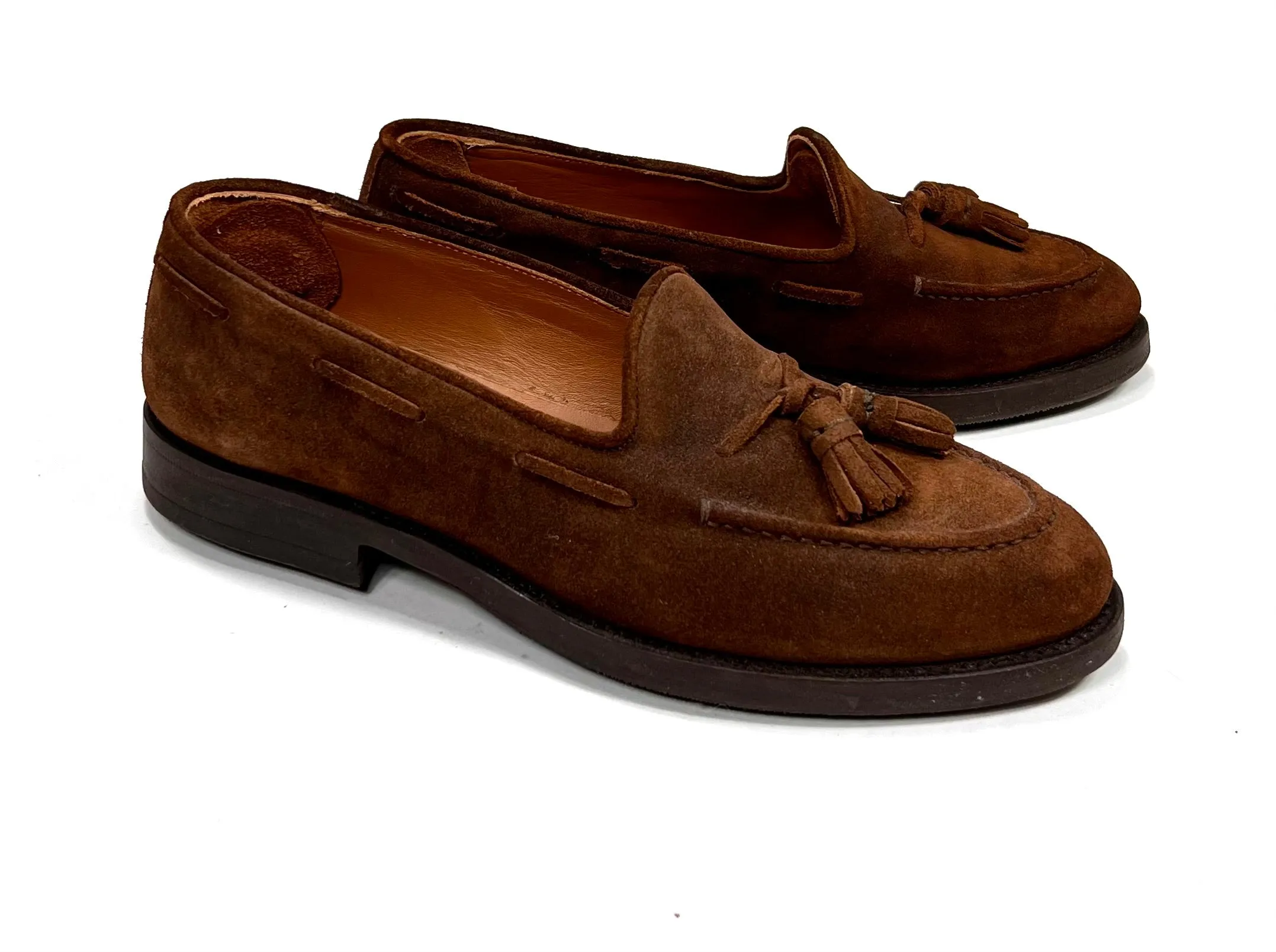 Velasca - Brown Suede Tassel Loafer UK 6 / EU 40