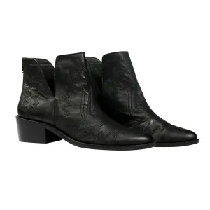 Western Basic Leather Booties